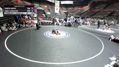 170 lbs Samya Bazile, TCWA - Tri-Counties Wrestling Association vs Emily Carvalho, KTWA-Kings-Tulare Wrestling Association