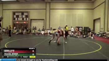 167 lbs Round 2 (6 Team) - Derek Cote, Smittys Barn vs Michael Binder, Olympia National Team
