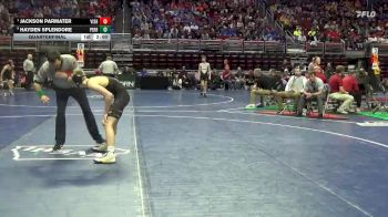 2A-106 lbs Quarterfinal - Jackson Parmater, Vinton-Shellsburg vs Hayden Splendore, Perry