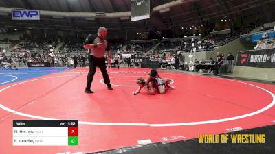 80 lbs Round Of 64 - Nixon Herrera, OCRTC vs Fletcher Headley, Greater Heights Wrestling