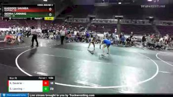 W-180 lbs 2nd Wrestleback (16 Team) - Sierra Lanning, Kansas vs Kassidee Savaria, Montana