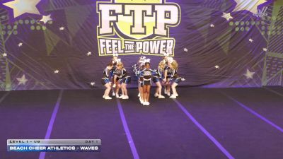 Beach Cheer Athletics - Waves [2026 L1 - U8 Day 1] 2026 Feel The Power