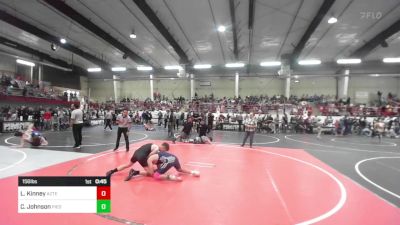 156 lbs Consi Of 8 #1 - Landyn Kinney, Aztec vs Cody Johnson, Piedra Vista Panthers