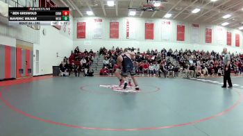 285 lbs Quarterfinal - Ben Griswold, Conneaut vs Maveric Milnar, West Geauga