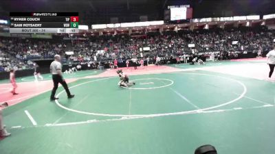 74 lbs Cons. Round 2 - Ryker Couch, TIPPA vs Sam Rotsaert, WSW1