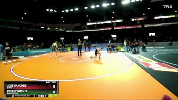 126 lbs Cons. Round 6 - Jose Sanchez, Davis vs Creed Wright, Darrington