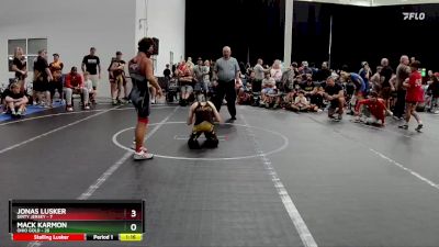 105 lbs Semis (4 Team) - Jonas Lusker, Dirty Jersey vs Mack Karmon, Ohio Gold