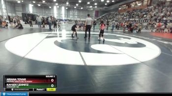 89-90 lbs Round 2 - Kaysen Lehmitz, Lionheart WC vs Ariana Tovar, Prosser Wrestling Academy