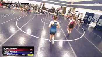 130 lbs Round 3 (6 Team) - Sloan Andrews, Nevada Elite vs Hailey Worden, Gold Rush