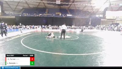 78 lbs Quarterfinal - Cylus Turner, NWWC vs Lucas Sample, Maddogs Wrestling