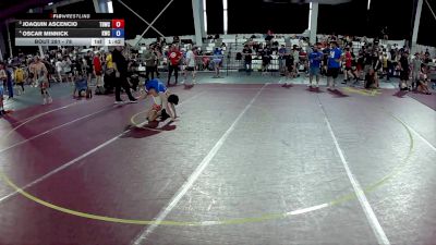 78 lbs 3rd Place Match - Joaquin Ascencio, Team Donahoe Wrestling Club vs Oscar Minnick, Knights Wrestling Club