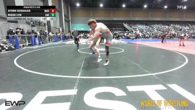 160 lbs Consi Of 16 #1 - Ayden Gonzales, Wasco Wrestling vs Riggs Lym, Lakeview