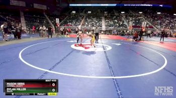 4A-113 lbs Cons. Round 1 - Dylan Miller, South vs Mason Siers, Campbell County