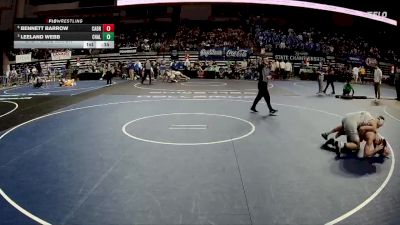 D 1 144 lbs 3rd Place Match - Leeland Webb, Chalmette vs Bennett Barrow, Catholic - B.R.