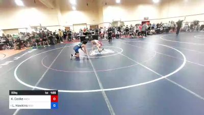 60 kg Rnd Of 32 - Kenton Cooke, Anchorage Youth Wrestling Academy vs Landon Hawkins, Region Wrestling Academy