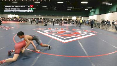 106 lbs Consi Of 32 #1 - Maximillian Shvartsman, MA vs Killian Kaneshige, AZ