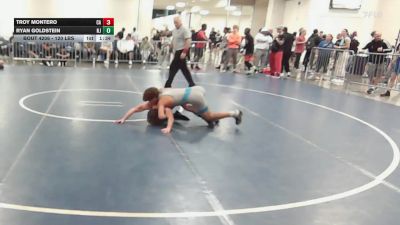 120 lbs Consi Of 64 #2 - Troy Montero, CA vs Ryan Goldstein, NJ