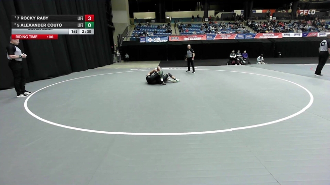 165 lbs Cons. Semi - 7 Rocky Raby, Life vs 5 Alexander Couto, Life
