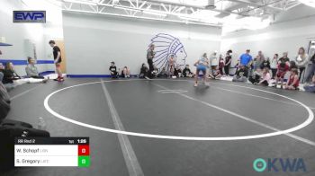 98 lbs Rr Rnd 2 - Weston Schopf, Lions Wrestling Academy vs Shaffer Gregory, Little Axe Takedown Club