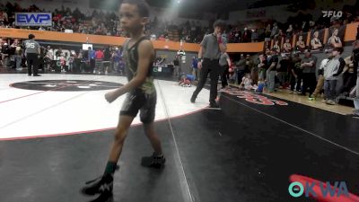 46 lbs Round Of 32 - Gus Coleman, Elgin Wrestling vs Keon Ooton, Prodigy NDT