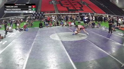 120 lbs 1st Place Match - Noelani Lutz, Nevada vs Maya Fiodorova, Nevada