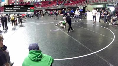 80 lbs 5th Place Match - Trey Logan, Westside Wrestling Club vs Vincent Crafton, IronHawk Wrestling Academy