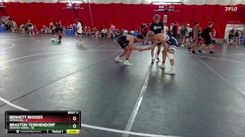 175 lbs Round 1 (6 Team) - Bennett Rhodes, Reedsburg vs Braxton Tesehendorf, Geneseo Green