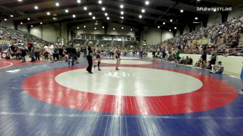 100 lbs Quarterfinal - Cohen Hargrove, Social Circle USA Takedown vs Cael Moore, Roundtree Wrestling Academy