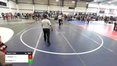 62 lbs Quarterfinal - Ilias Toraya, Bear WC vs McCoy Hunt, Desert Dogs WC