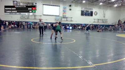 120 lbs Cons. Round 4 - Pepper Bird, Mountain View vs Linda James, Ida B Wells