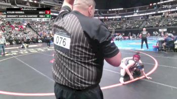 G110-4A Champ. Round 1 - Kyler Kissell, Arvada Girls vs Sereniity Garcia-Sanchez, Trinidad Girls