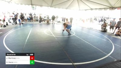 144 lbs Round Of 64 - Jayden Martinez, Petaluma WC vs Dillon Davis, Dhph Immortals