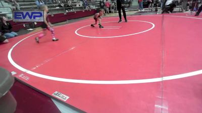 40 lbs Rr Rnd 4 - Charlotte Koenig, Panther Youth Wrestling-CPR vs Joel Kramer, Panther Youth Wrestling-CPR