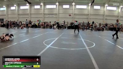 76 lbs Round 1 (10 Team) - Jameson Lewis, The Wrestling Mill vs Weston Cipriani, SHWA