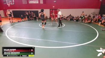125 lbs Round 5 (6 Team) - Brance Browning, High Plains Marauders vs Rylan Madrid, Big Dog Ranch
