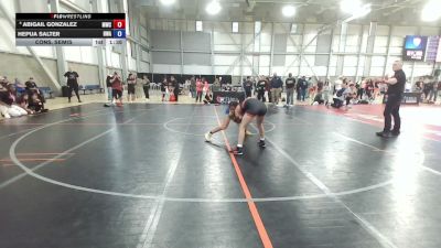 53 kg Cons. Semis - Abigail Gonzalez, Miami Wrestling Club vs Hepua Salter, Hawaii Wrestling Academy