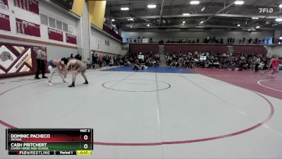 144 lbs Cons. Round 2 - Cash Pritchert, Campo Verde High School vs Dominic Pacheco, Payson