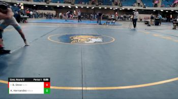 145 lbs Cons. Round 2 - Brayden Drew, Alton Sr vs Kevin Hernandez, Mundelein