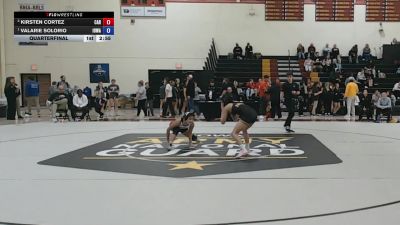 103 lbs Quarterfinal - Valarie Solorio, Iowa vs Kirsten Cortez, Carthage College