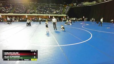 71 lbs Quarterfinal - Ellie Schmadeke, Waverly Area Wrestling Club vs Harlow Exline, Iowa City Wrestling Club