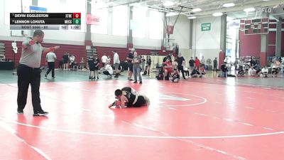 80 lbs Rr Rnd 1 - Devin Eggleston, Xtreme Wrestling vs Lennon Lokuta, Mecca