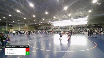 150 lbs 3rd Place Match - Kolten Layton, True Grit Wrestling Club vs Ezra Horgen, Green River Grapplers