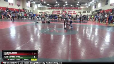 60 lbs Quarterfinal - Zaiden Jones, MN Elite vs Landon Bekaert, Heartland Wrestling Academy