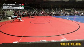 82 lbs Semifinal - Macy Christiansen, Sebolt Wrestling Academy vs Markee Gomez, Sebolt Wrestling Academy