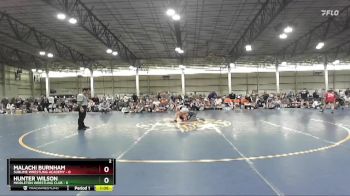 92 lbs Quarterfinals (8 Team) - Malachi Burnham, Sublime Wrestling Academy vs Hunter Wilson, Middleton Wrestling Club