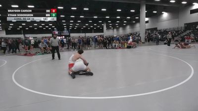 150 lbs Cons. Rd Of 16 - Brayden Carson, Silverback Wrestling Club vs Ethan Sodergren, Moen Wrestling Academy