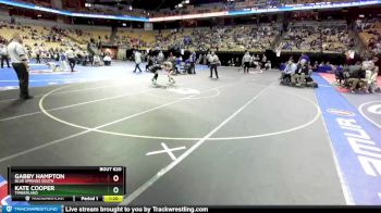 105 Class 2 lbs Semifinal - Kate Cooper, Timberland vs Gabby Hampton, Blue Springs South