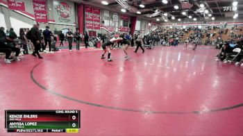 135 lbs Cons. Round 5 - Kenzie Ehlers, Oak Hills vs Anyssa Lopez, South Hills