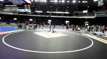 Girls 100 lbs Cons. Semi - Alyzah Gonzalez, Richland (Girls) vs Onica Sanchez, Granger (Girls)