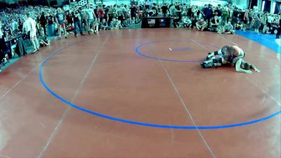 157 lbs Champ. Round 2 - Zane Willobee, Michigan vs Jackson Bradley, Cowan Wrestling Club